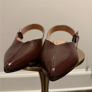 a new day Brown Slingback Flats